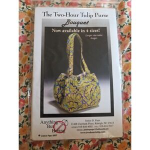 2 Hour Tulip Purse‎ Shoulder Bag in  Four Sizes Designed by Anything But Boring.